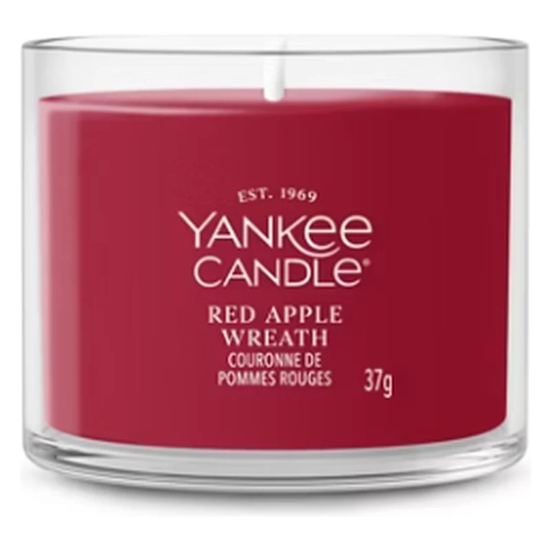 Candela Votiva in Vetro Yankee Candle Signature Red Apple Wreath