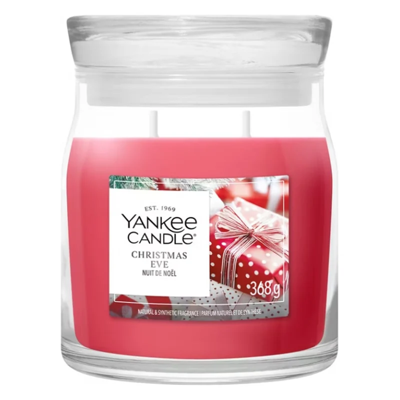 Candela Giara Media Yankee Candle Signature Christmas Eve