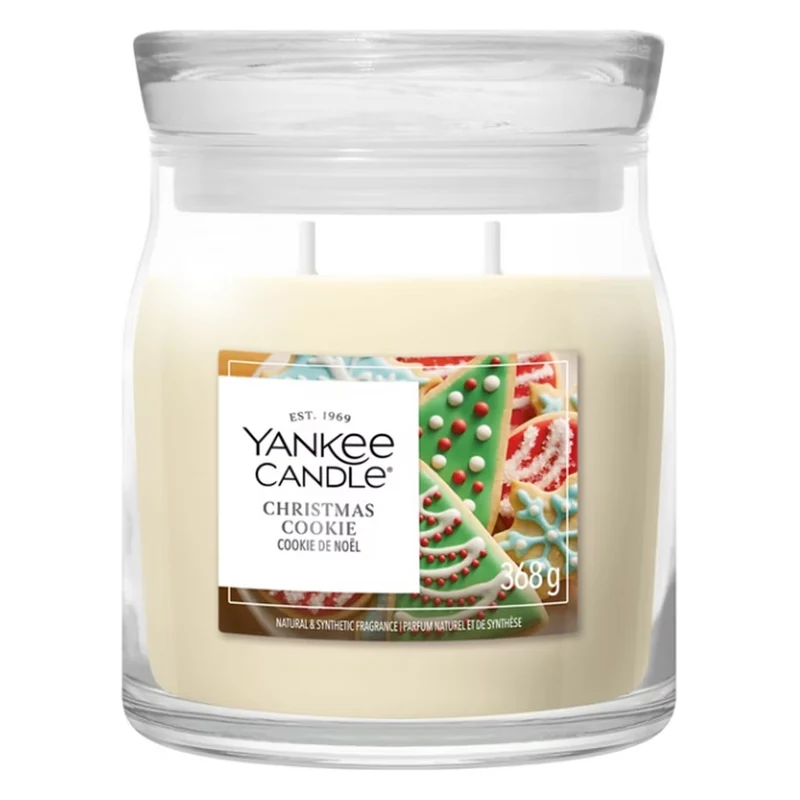 Candela Giara Media Yankee Candle Signature Christmas Cookie