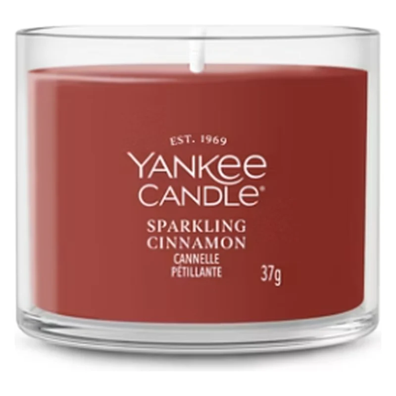 Candela Votiva in Vetro Yankee Candle Signature Sparkling Cinnamon