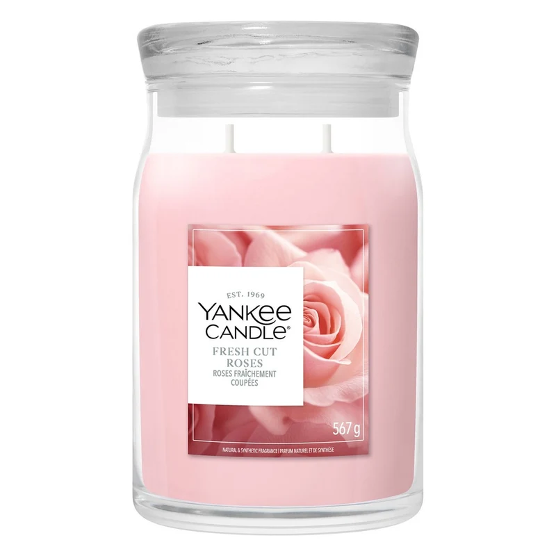 Candela Giara Grande Yankee Candle Signature Fresh Cut Roses