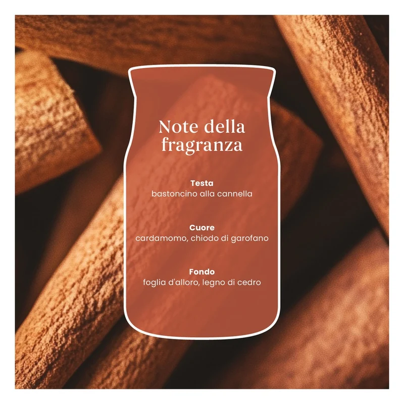 Candela Giara Media Yankee Candle Signature Cinnamon Stick