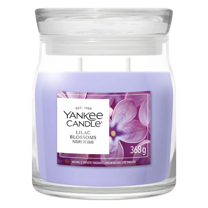 Candela Giara Media Yankee Candle Signature Lilac Blossoms