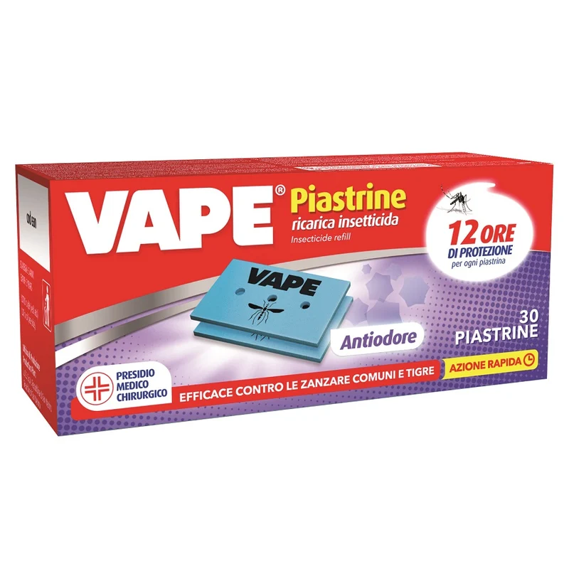 Ricarica Piastrine Antiodore 30 Pz Vape