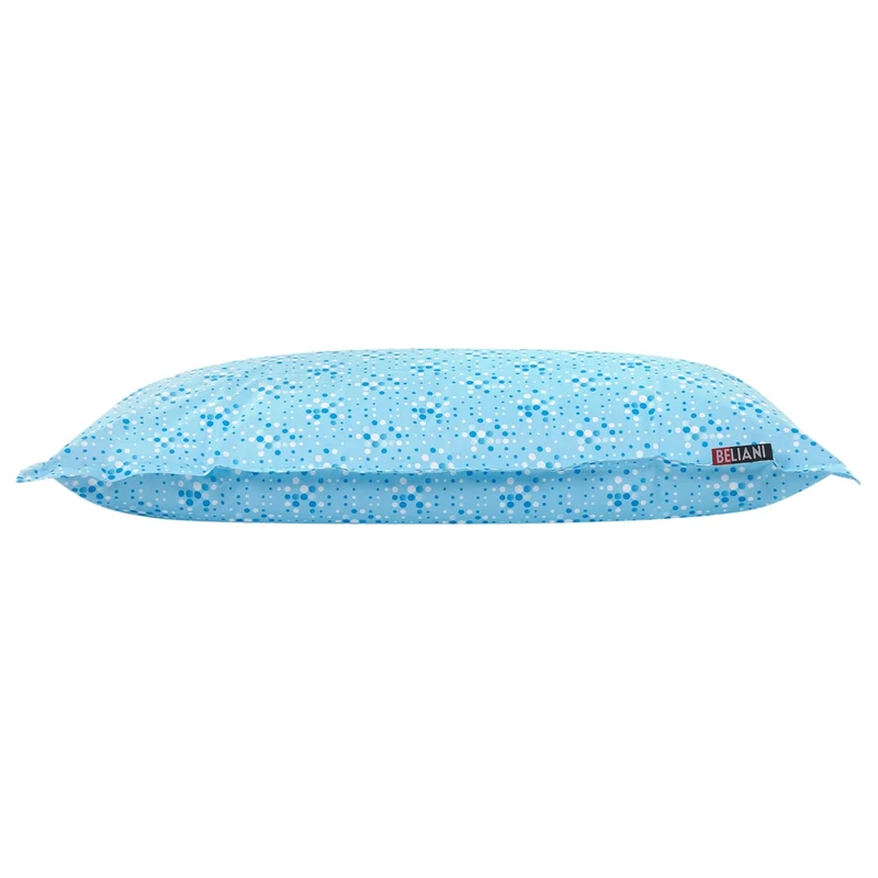 Fodera per pouf a sacco grande in nylon con cerniera, impermeabile e resistente, per interni ed esterni, 140 x 180 cm, azzurro moderno