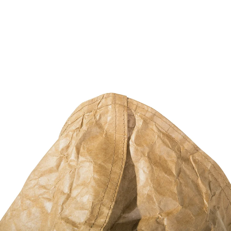 Fodera per poltrona sacco impermeabile grande in nylon marrone 75 x 75 cm con cerniera e velcro