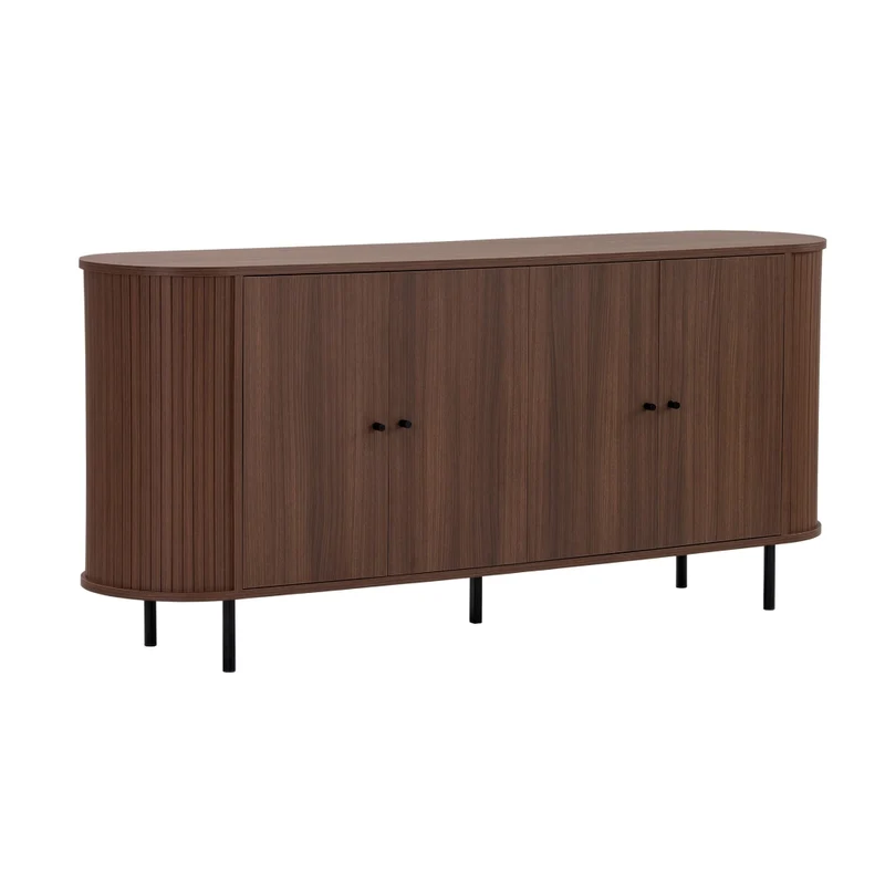 Credenza in legno "Noble" - 180 x 40 x 80 cm - Marrone