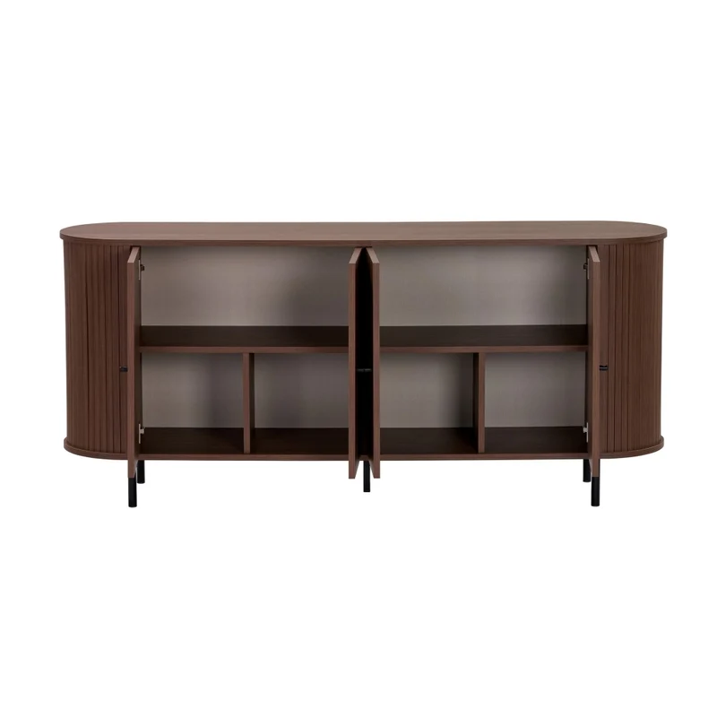 Credenza in legno "Noble" - 180 x 40 x 80 cm - Marrone