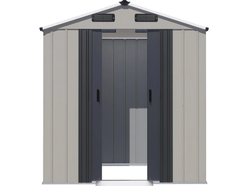 Casetta da giardino in metallo "Nebraska" - 2,17 m² - Grigio