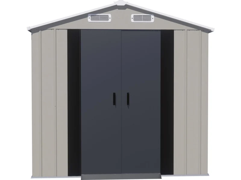 Casetta da giardino in metallo "Nebraska" - 4,12 m² - Grigio