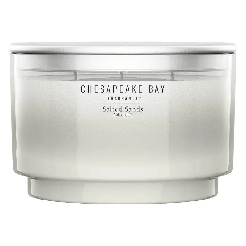 Candela a 3 Stoppini Chesapeake Bay Candle Salted Sands
