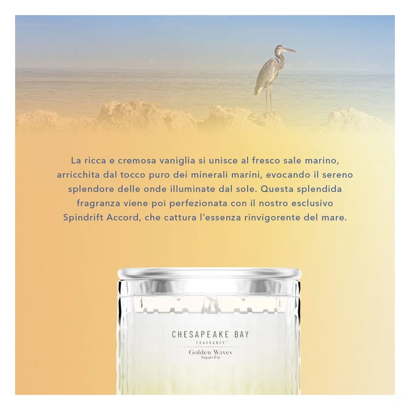 Diffusore a Bastoncini Chesapeake Bay Candle Golden Waves