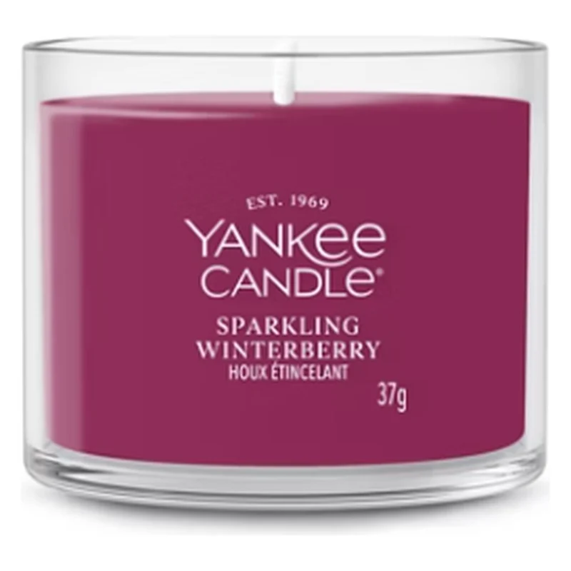 Candela Votiva in Vetro Yankee Candle Signature Sparkling Winterberry