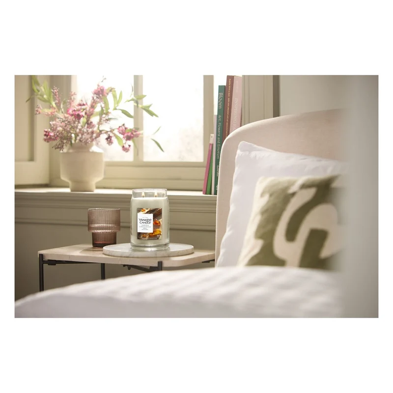 Candela Giara Grande Yankee Candle Signature Amber & Sandalwood