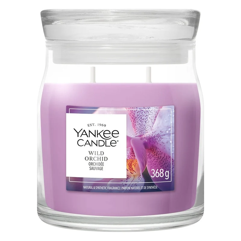 Candela Giara Media Yankee Candle Signature Wild Orchid