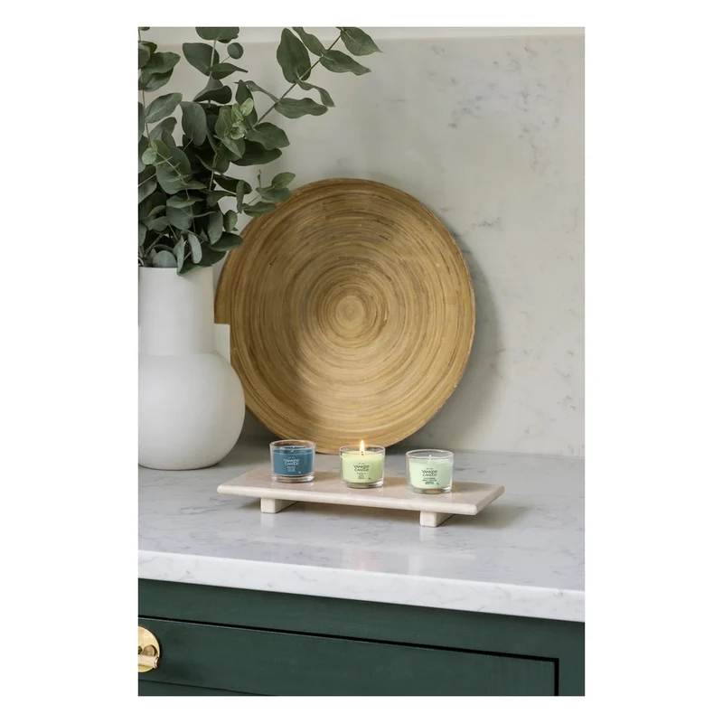 Candela Votiva in Vetro Yankee Candle Signature Bayside Cedar