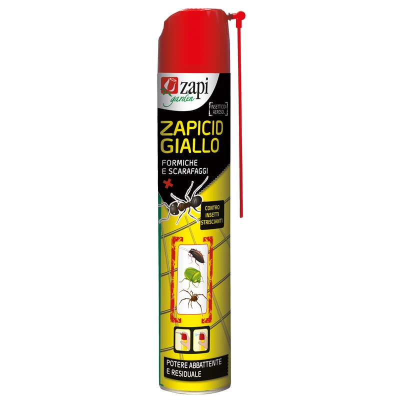 Insetticida spray per formiche e scarafaggi Zapicid Giallo 500 ml