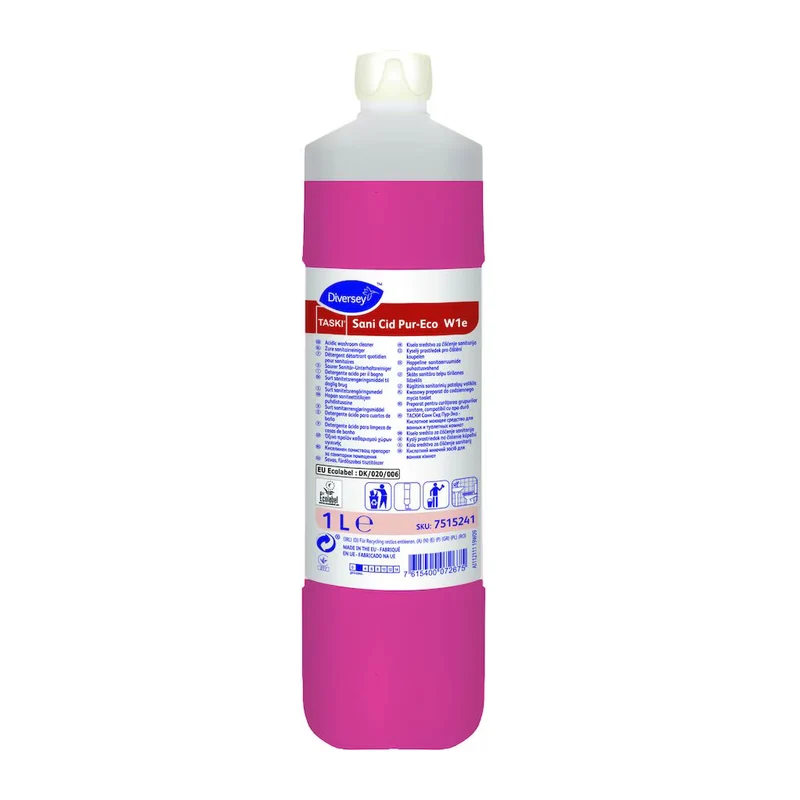 Detergente acido bagno Ecolabel TASKI Sani Cid Pur-Eco W1e 1 lt