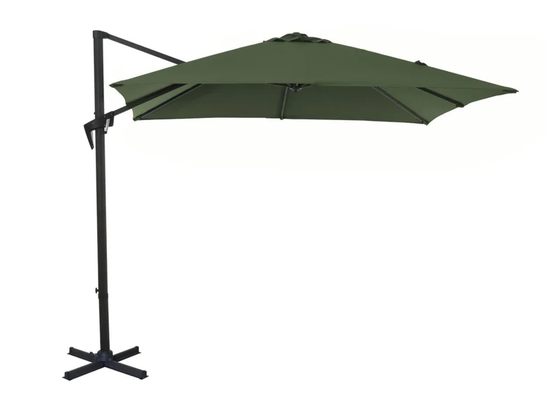 OMBRELLONE RETRATTILE/ORIENTABILE ROMA 2,5X2,5 GRIGIO/KAKI