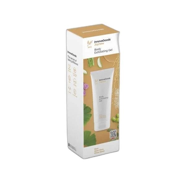 Innovagoods Joynew Gel Esfoliante Corpo Riso - Contenuto 200ml - Vegano - Adatto a Tutti i Tipi di Pelle