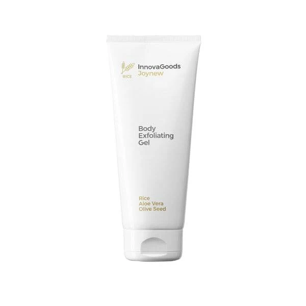 Innovagoods Joynew Gel Esfoliante Corpo Riso - Contenuto 200ml - Vegano - Adatto a Tutti i Tipi di Pelle