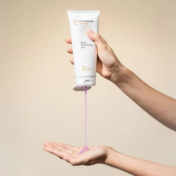 Innovagoods Joynew Gel Esfoliante Corpo Riso - Contenuto 200ml - Vegano - Adatto a Tutti i Tipi di Pelle