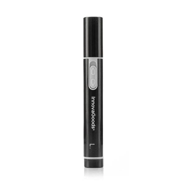 Innovagoods Trimpen Tagliacapelli Naso e Orecchi - Velocità 15000rpm - Wireless - Facile Pulizia - 1.4x11.3cm - Nero e Grigio