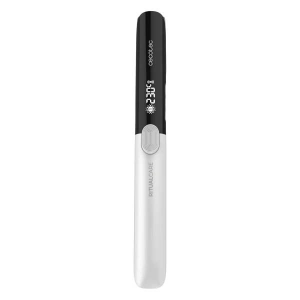 Cecotec RitualCare Twerk Piastra Capelli con Vibrazione - Cavo 360º - Display LED - Blocco Piastre - Temperatura Regolabile - Rivestimento Cheratina - Bianco