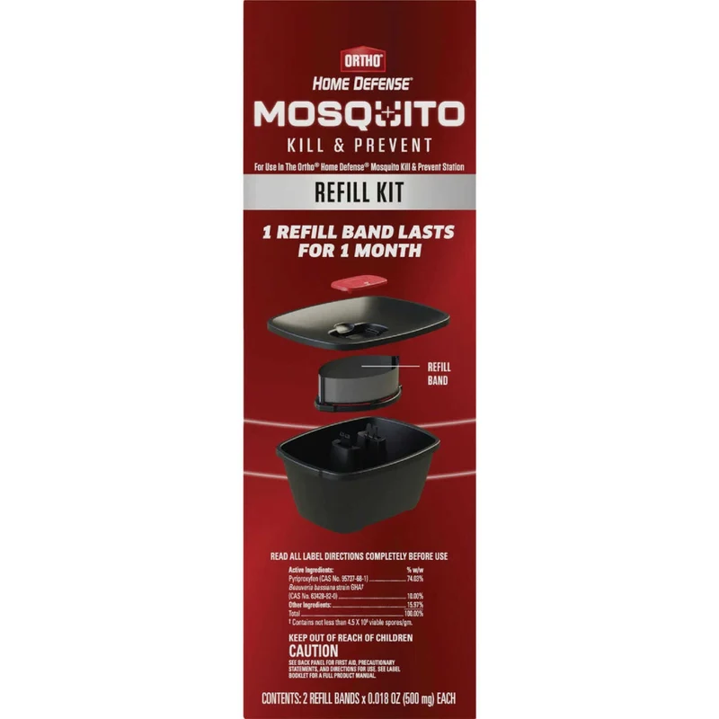 Ortho Home Defense Mosquito Kill & Prevent ( 2 Refills Bands )