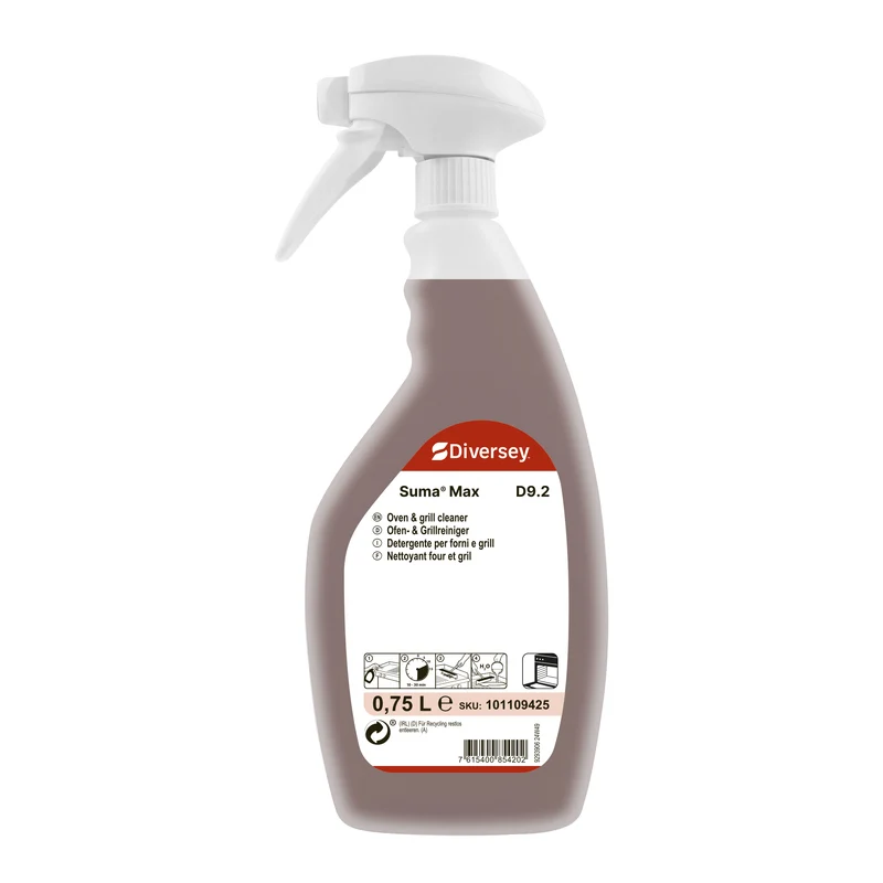 Detergente per forni e grill Diversey Suma Max D9.2 750 ml DISPONIBILE IN 7 GIORNI LAVORATIVI
