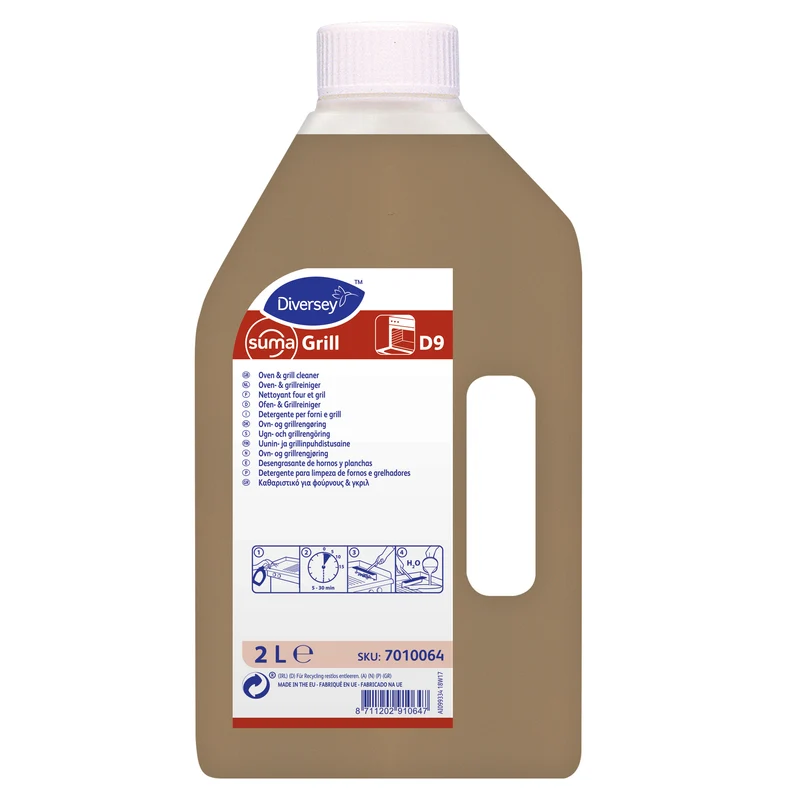 Detergente per forni e grill Diversey Suma Grill D9 6x2 litri DISPONIBILE IN 7 GIORNI LAVORATIVI