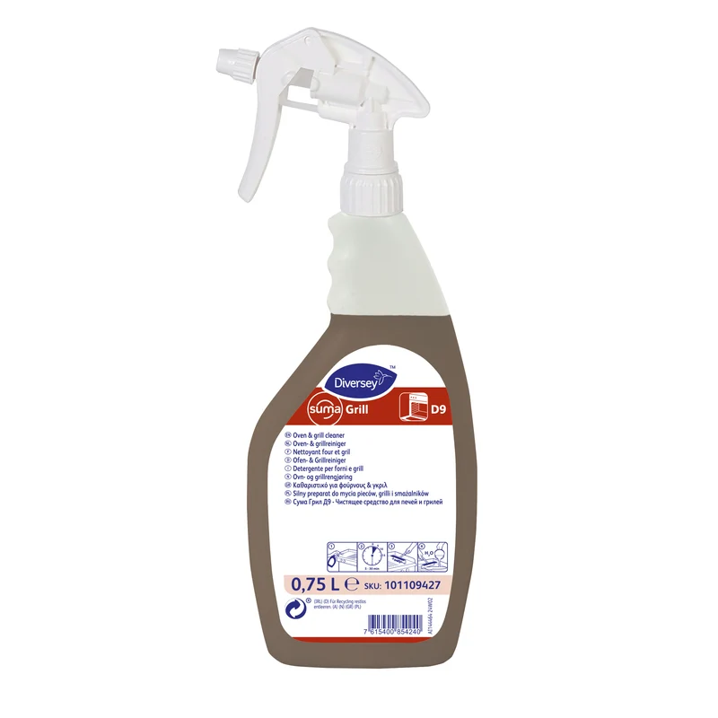 Detergente per forni e grill Diversey Suma Grill D9 6x750 ml DISPONIBILE IN 7 GIORNI LAVORATIVI