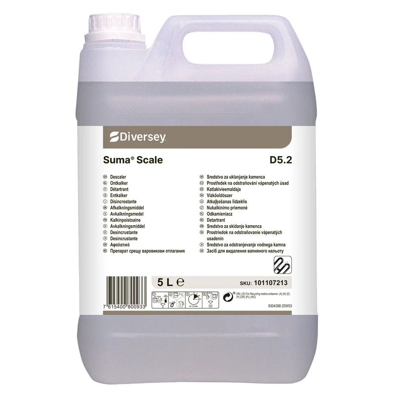 Disincrostante per uso periodico Diversey Suma Scale D5.2 2x5 litri DISPONIBILE IN 7 GIORNI LAVORATIVI