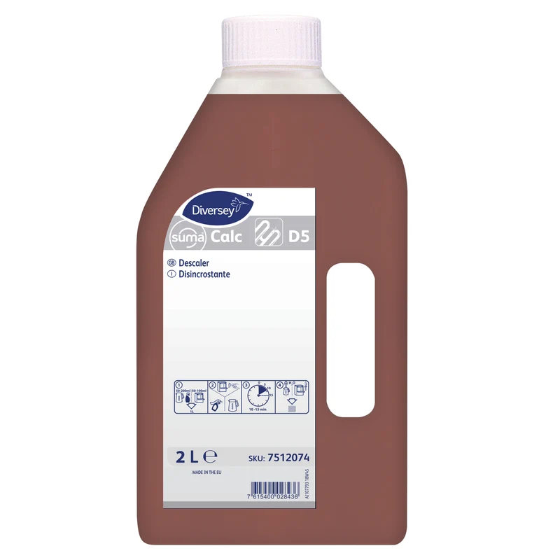 Disincrostante concentrato per uso periodico Diversey Suma Calc D5 2 litri DISPONIBILE IN 7 GIORNI LAVORATIVI