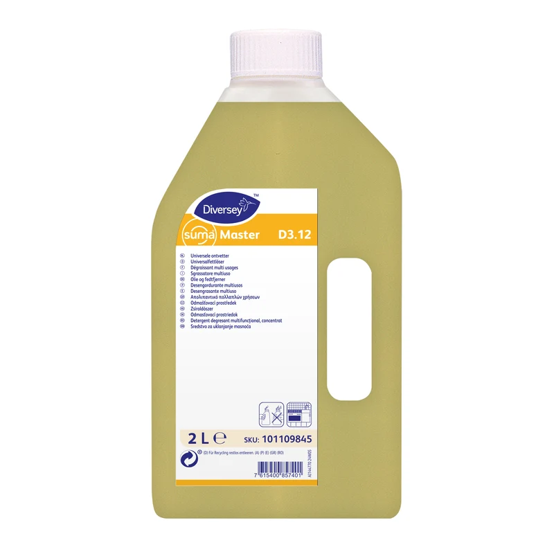Sgrassante multiuso Diversey Suma Master D3.12 2 litri DISPONIBILE IN 7 GIORNI LAVORATIVI