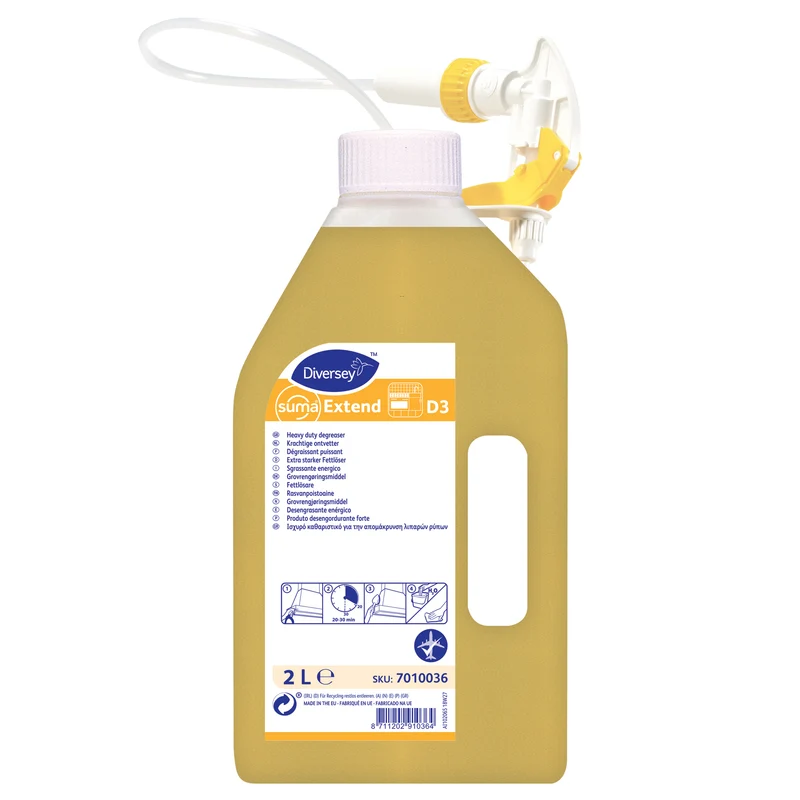 Sgrassante energico, specifico per alluminio Diversey Suma Extend D3 6x2 litri DISPONIBILE IN 7 GIORNI LAVORATIVI