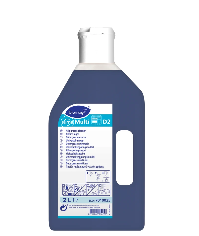 Detergente universale Diversey Suma Multi D2 6x2 litri DISPONIBILE IN 7 GIORNI LAVORATIVI