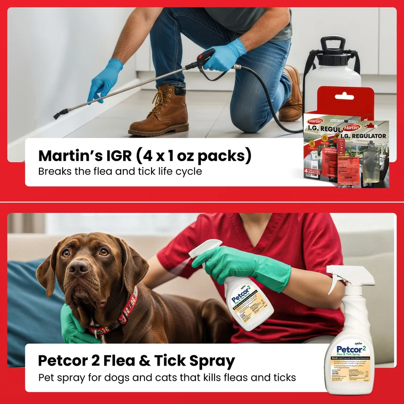 All-In-One Flea & Tick Control Kit