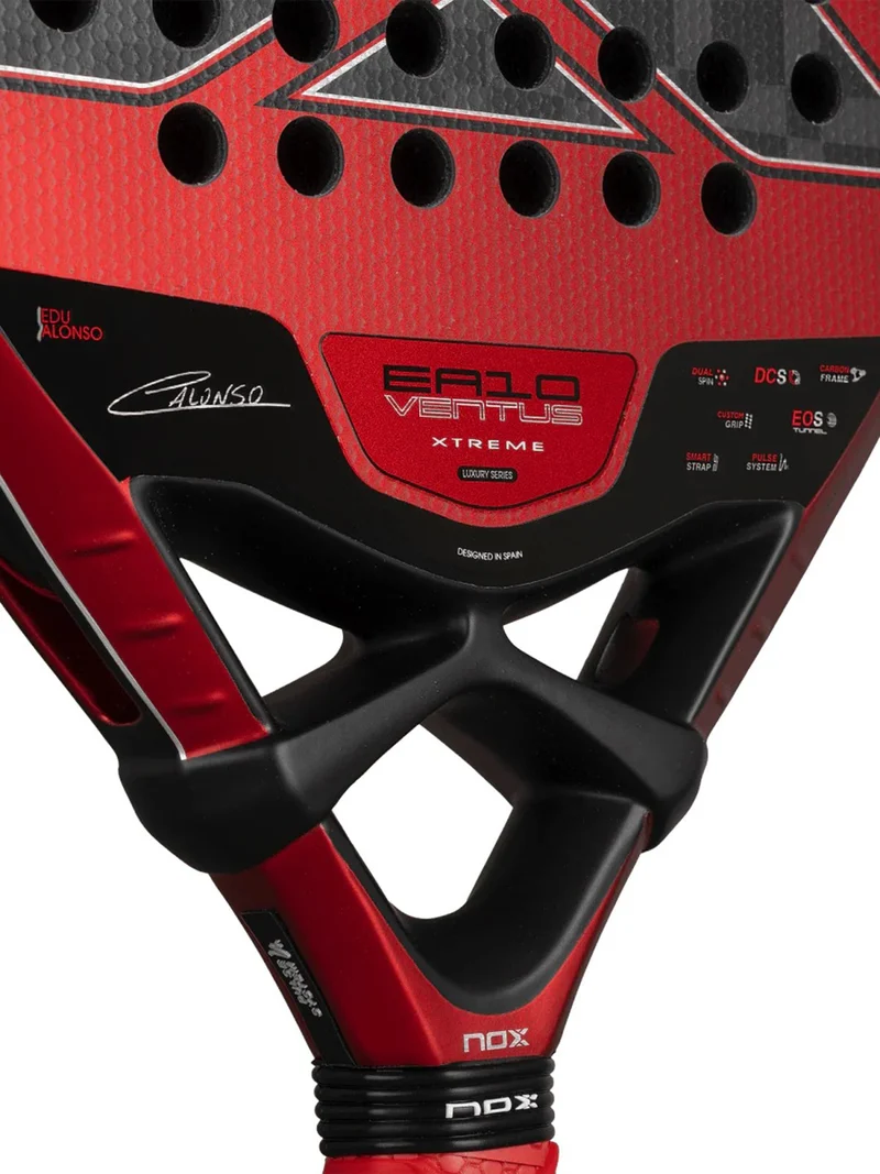 Racchette Unisex Nox - EA10 VENTUS HYBRID 12K XTREM by Edu Alonso - Rosso