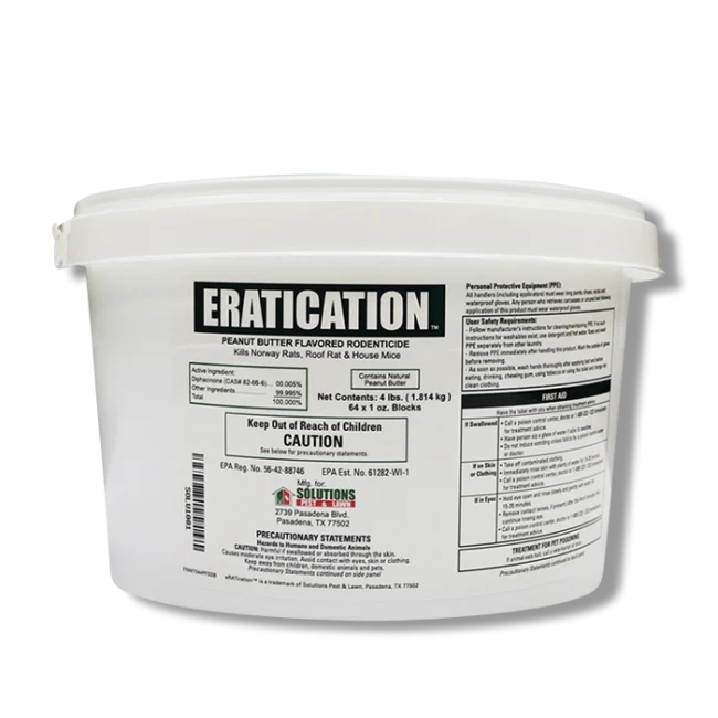 Eratication Rodent Bait 4 lb – Rat & Mouse Poison