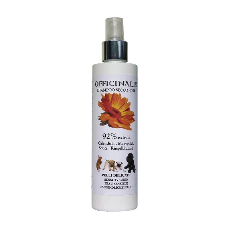 Shampoo a secco per cani e gatti alla Calendula 250ml Officinalis