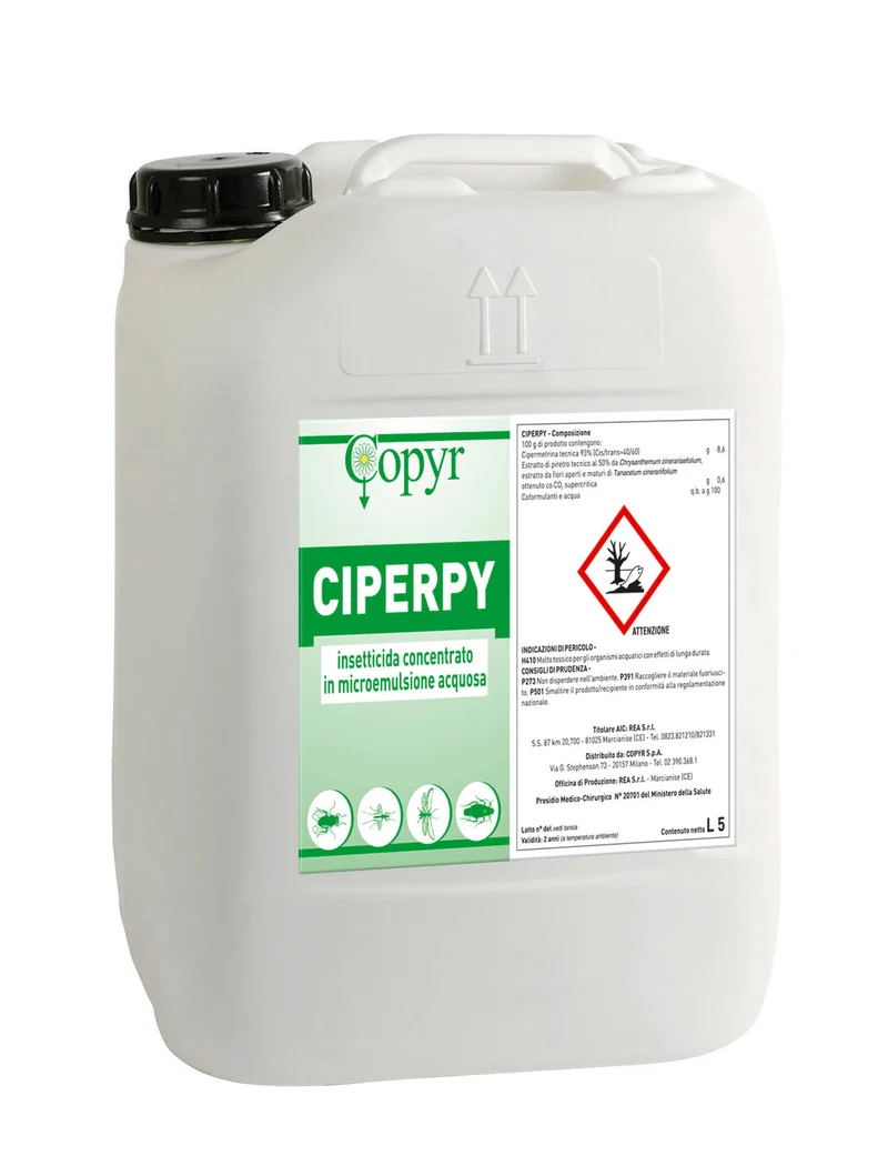 Insetticida per mosche, zanzare e scarafaggi Copy Ciperpy 5 litri