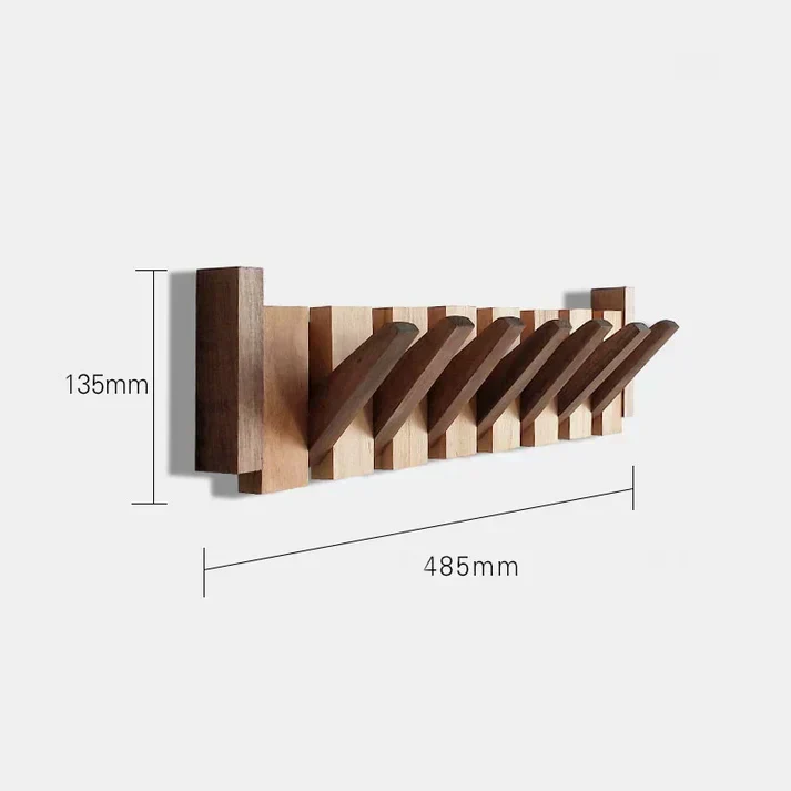 Porte Manteaux Mural Piano en Bois - Élégant et Pratique