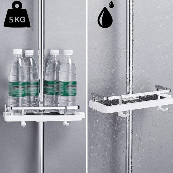 Étagère de Douche Peu Encombrante - Design Moderne et Pratique