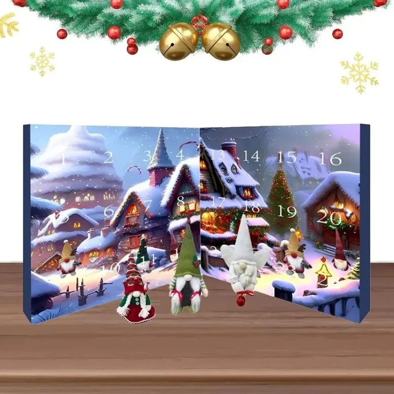 Calendrier de l'Avent Gnome - Ambiance Festive & Charme