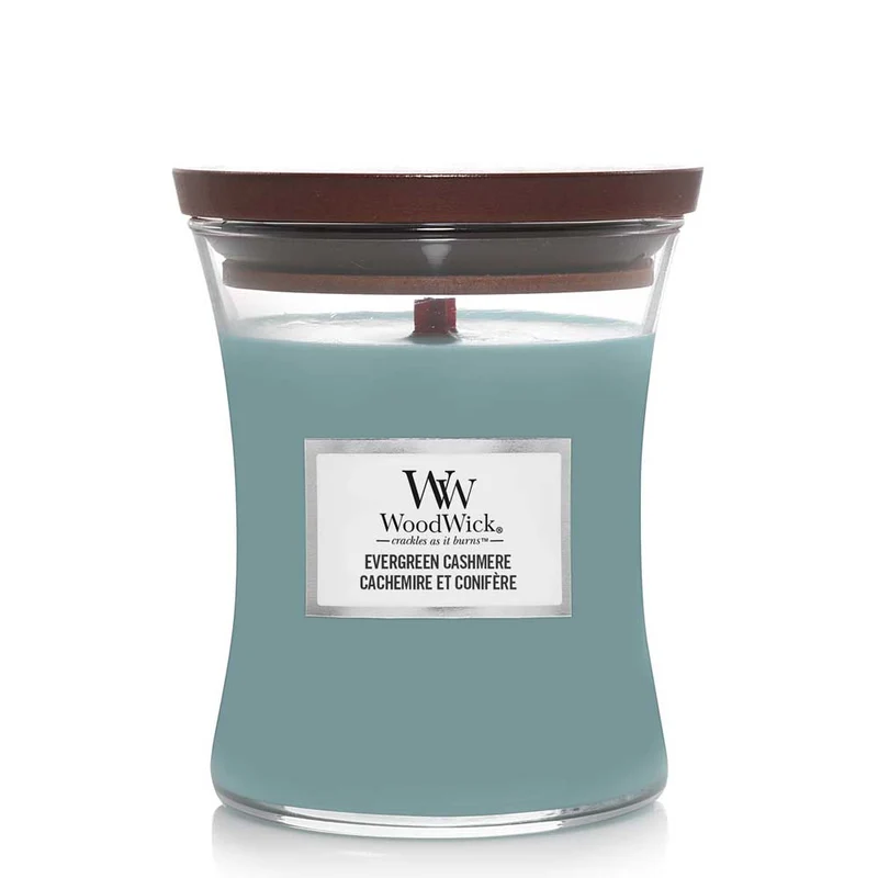 CANDELA CLESSIDRA MEDIA MEDIUM HOURGLASS EVERGREEN CASHMERE