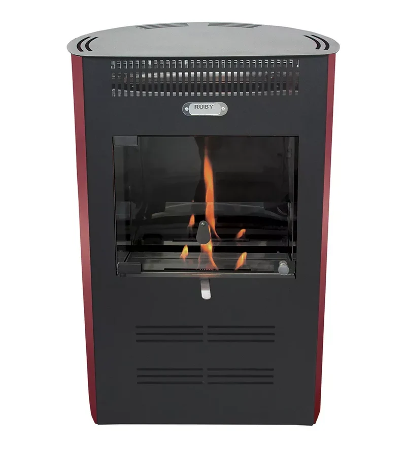 STUFA A BIOETANOLO VENTILATA RUBY ELEGANCE BORDEAUX 3 kW