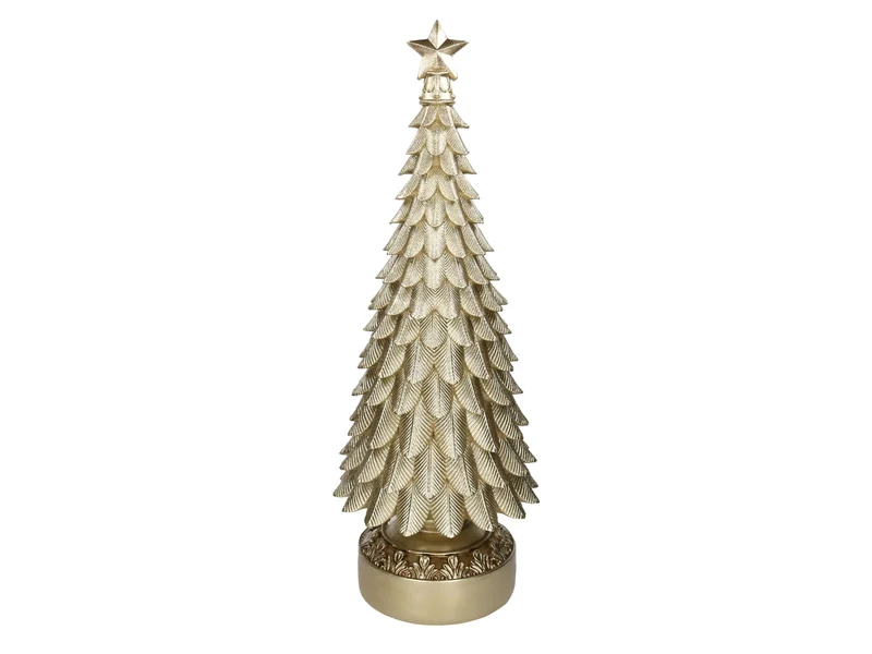 Albero maxi decorativo in resina champagne 36x40xh.100cm