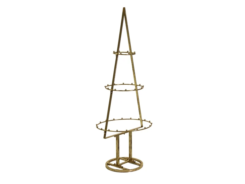 Albero espositore maxi in metallo oro 47xh.131cm