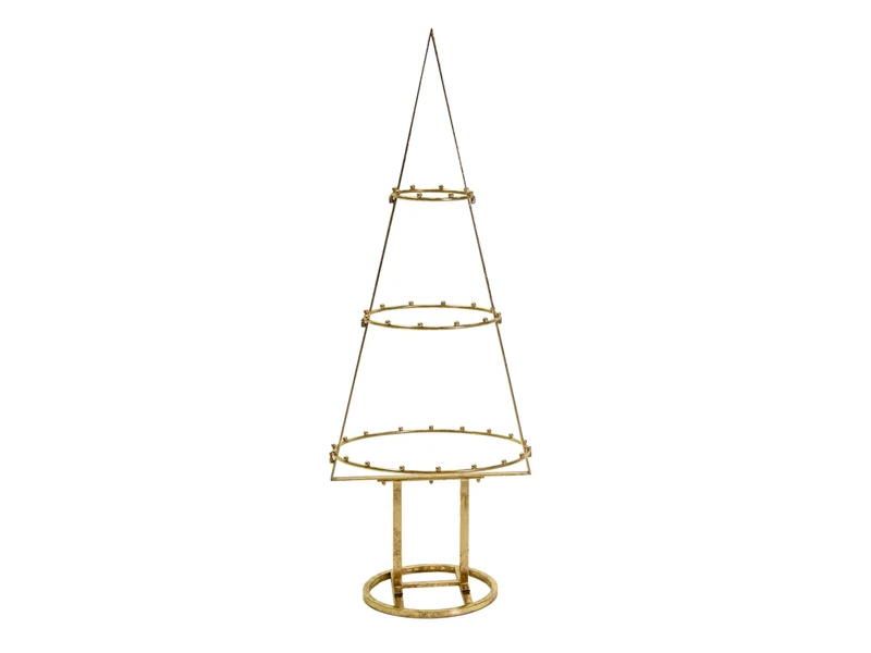 Albero espositore maxi in metallo oro 47xh.131cm